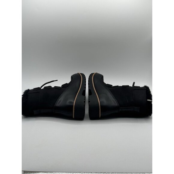 JBU By Jambu Boots Womens Faux Fur Black Exterior Weather Ready Size 7 M - Picture 4 of 12